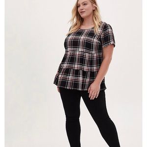 Torrid Plaid Peplum
